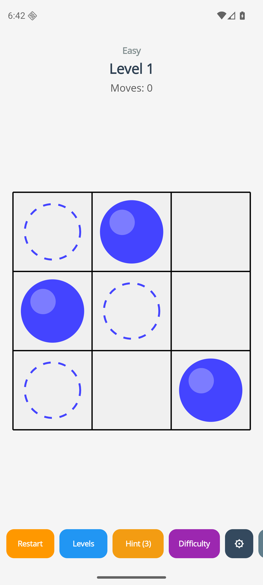 اسکرین‌شات گیم‌پلی BallSwipe