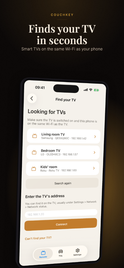 Pro: type on your TV using your phone keyboard