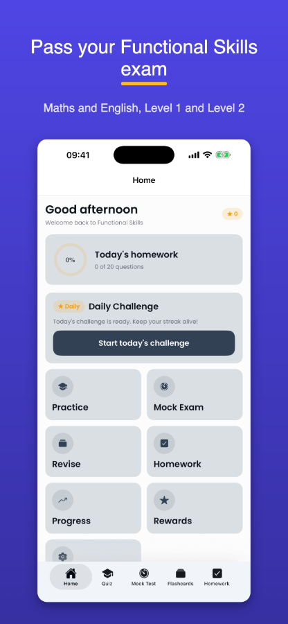 Choose a topic and start practising