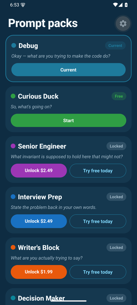 Quack: Packs